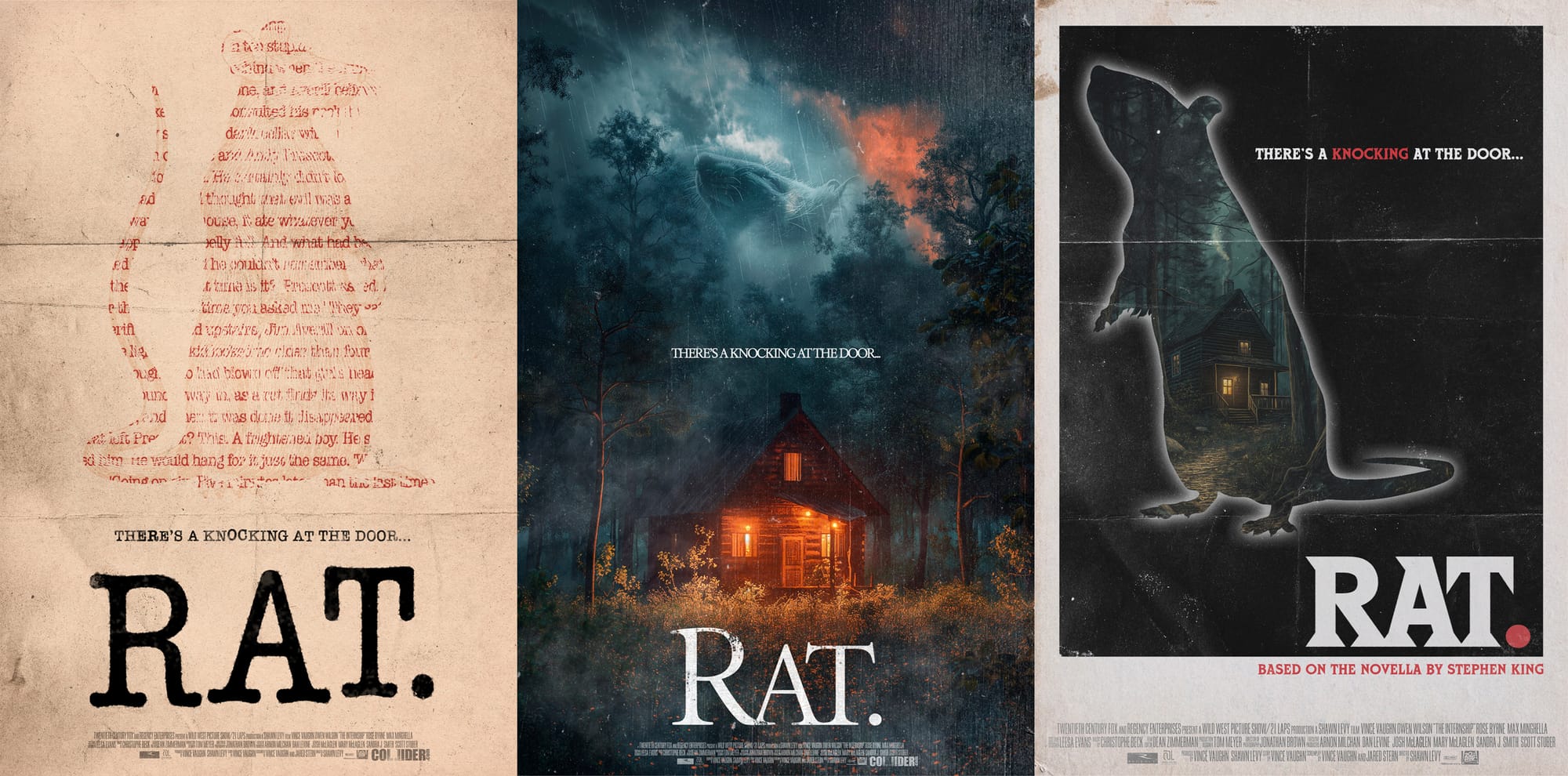 Stephen King's 'RAT' - Faux Film Posters